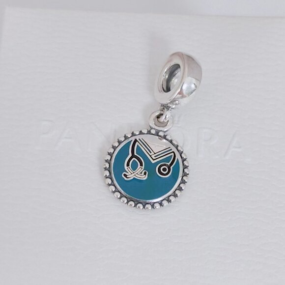 Pandora Nurse Stethoscope Charm Exclusive Dangle Pendant S925 Silver with box - Picture 5 of 7